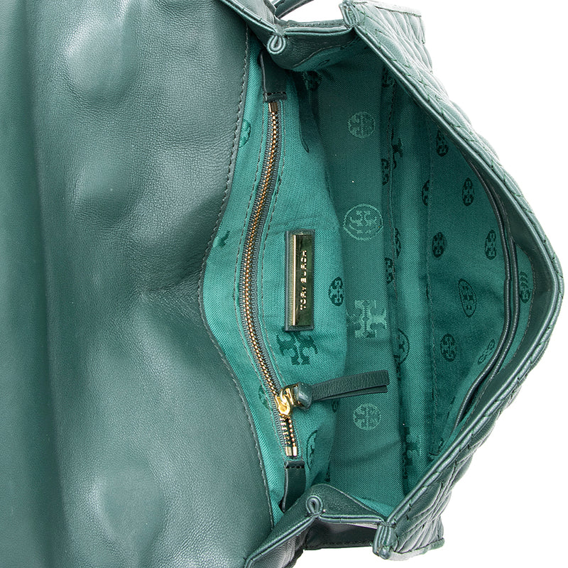 Tory Burch Leather Fleming Convertible Shoulder Bag (SHF-19045)
