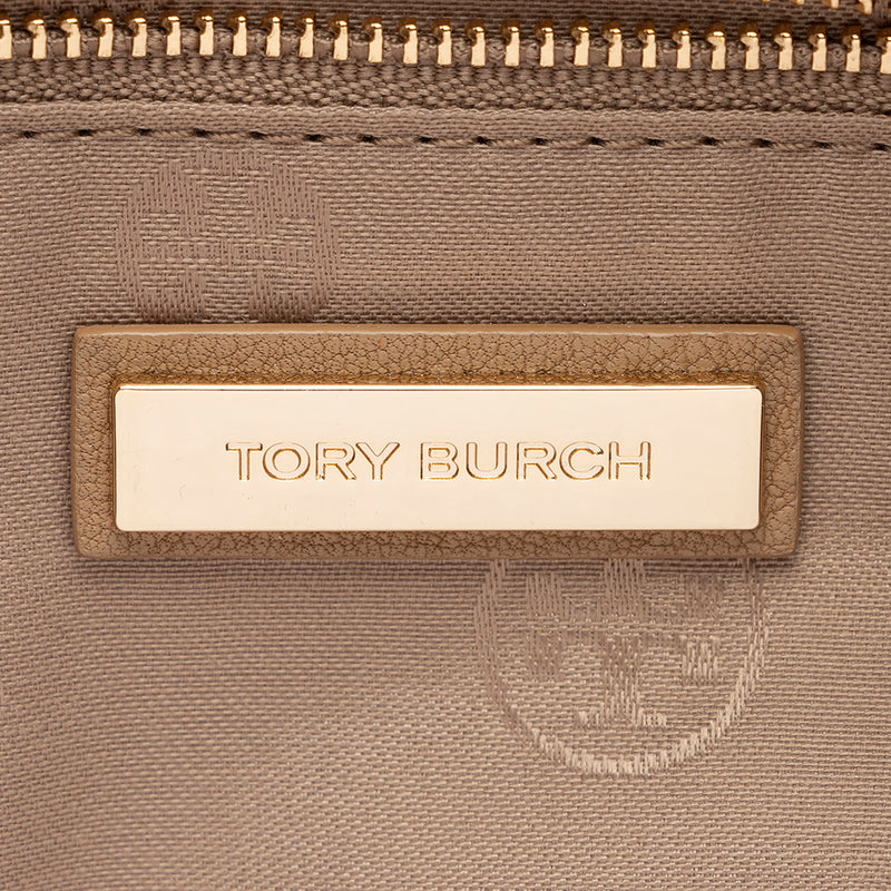 Tory Burch Leather Harper Stripe Messenger Bag (SHF-16565)