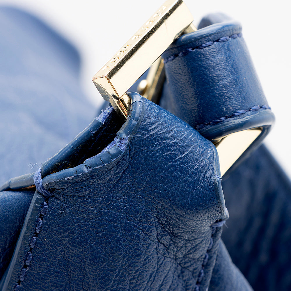 Tory Burch Leather Kipp Hobo - FINAL SALE (SHF-18887)