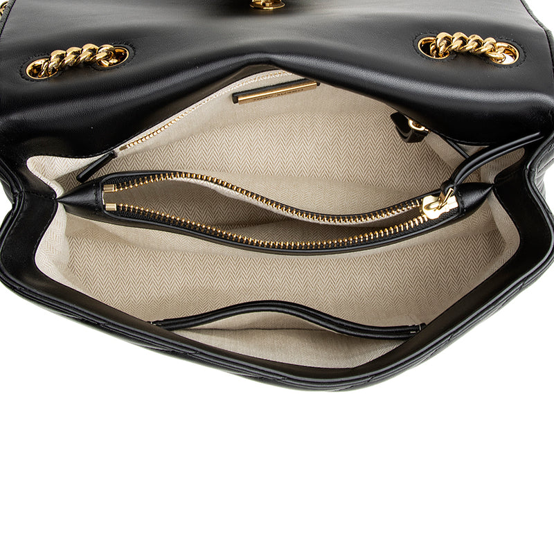 Tory Burch Leather Kira Large Shoulder Bag (SHF-20131)