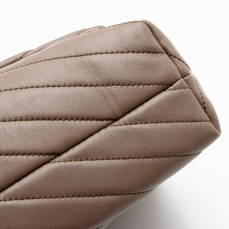 Tory Burch Leather Kira Large Shoulder Bag (SHF-22559)
