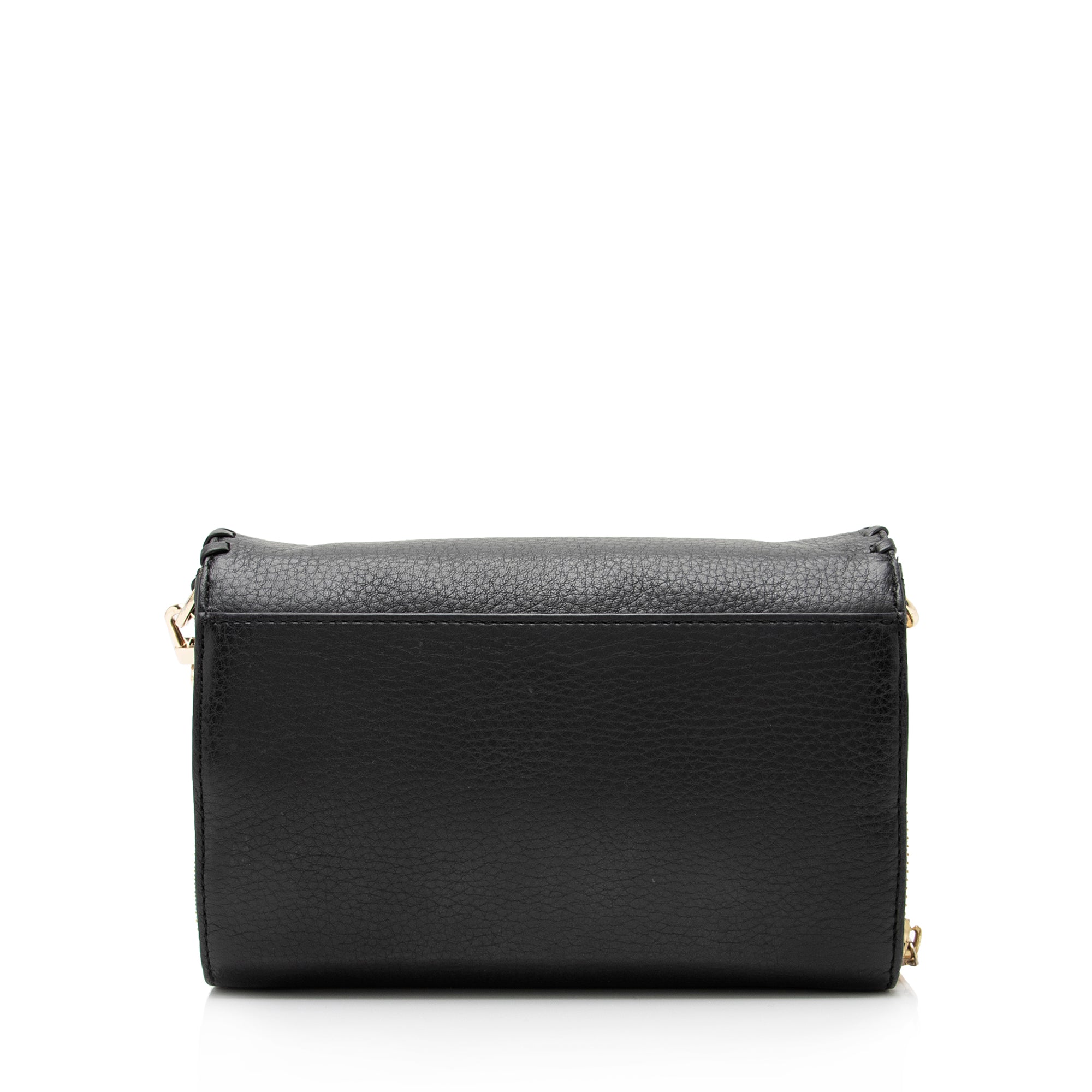 Tory Burch Leather Marion Combo Clutch (SHF-sgDqkI)