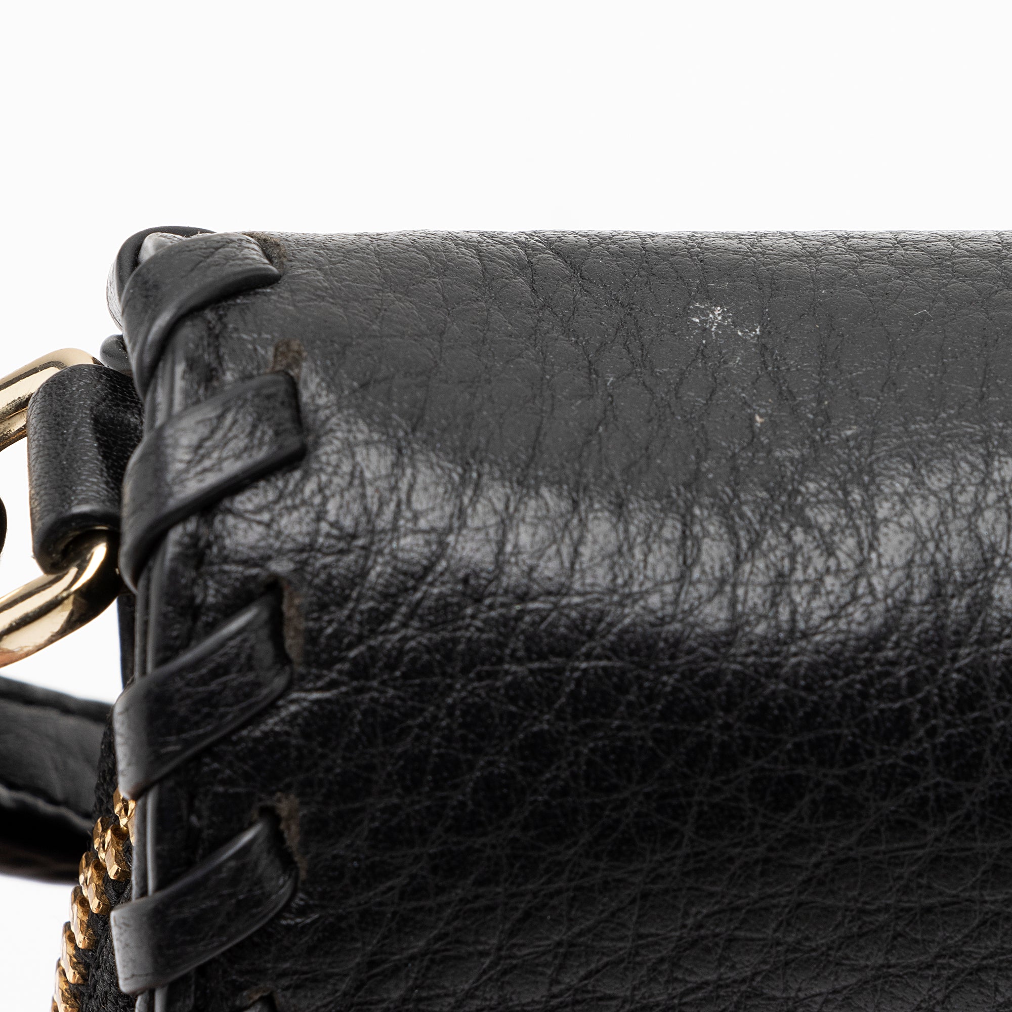 Tory Burch Leather Marion Combo Clutch (SHF-sgDqkI)