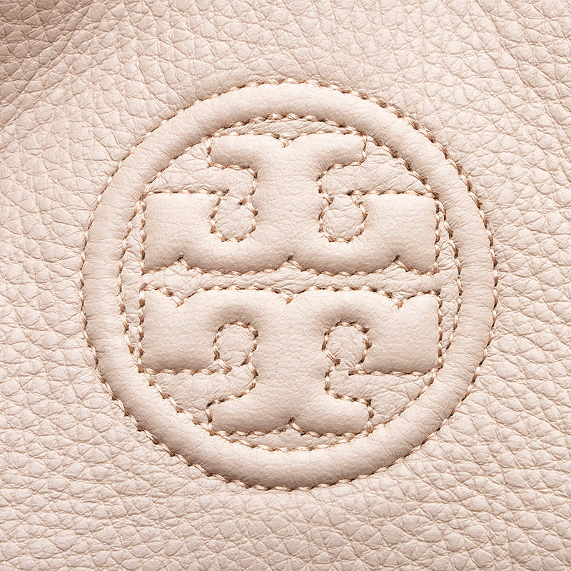 Tory Burch Leather Marion Slouchy Tote (SHF-19901)