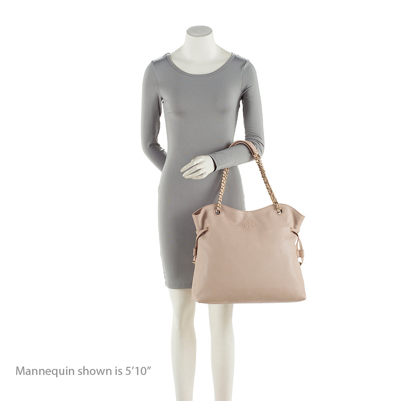 Tory Burch Leather Marion Slouchy Tote (SHF-19901)