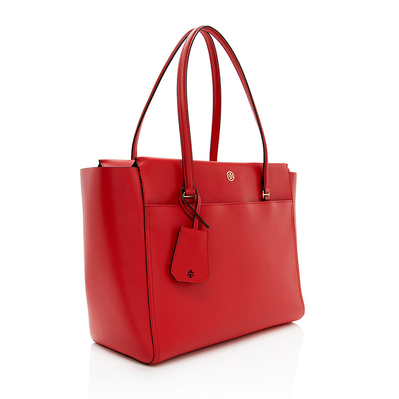 Tory Burch Leather Parker Tote (SHF-19447)