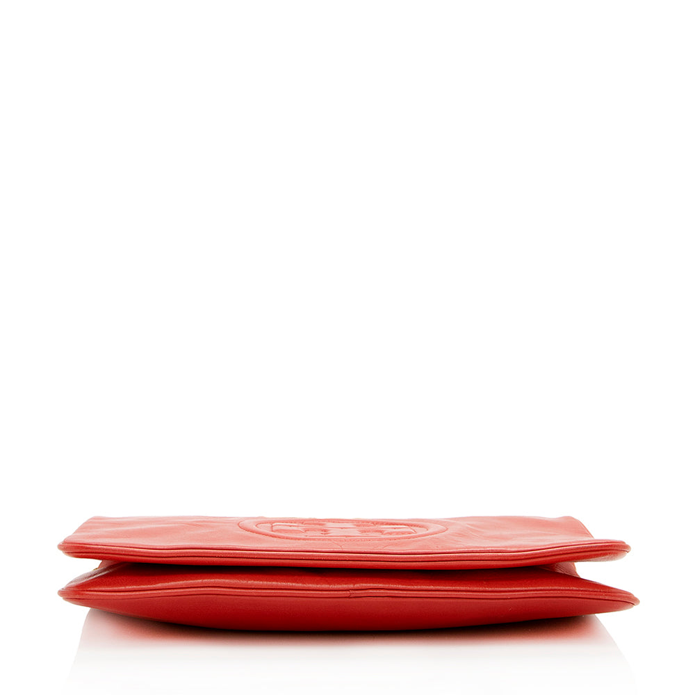 Tory Burch Leather Reva Clutch (SHF-17331)