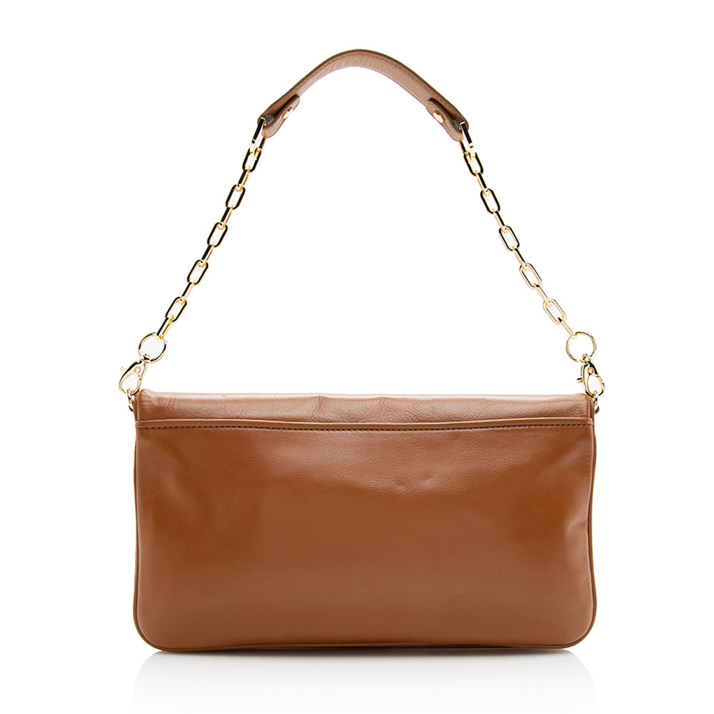 Tory Burch Leather Reva Clutch (SHF-19257)