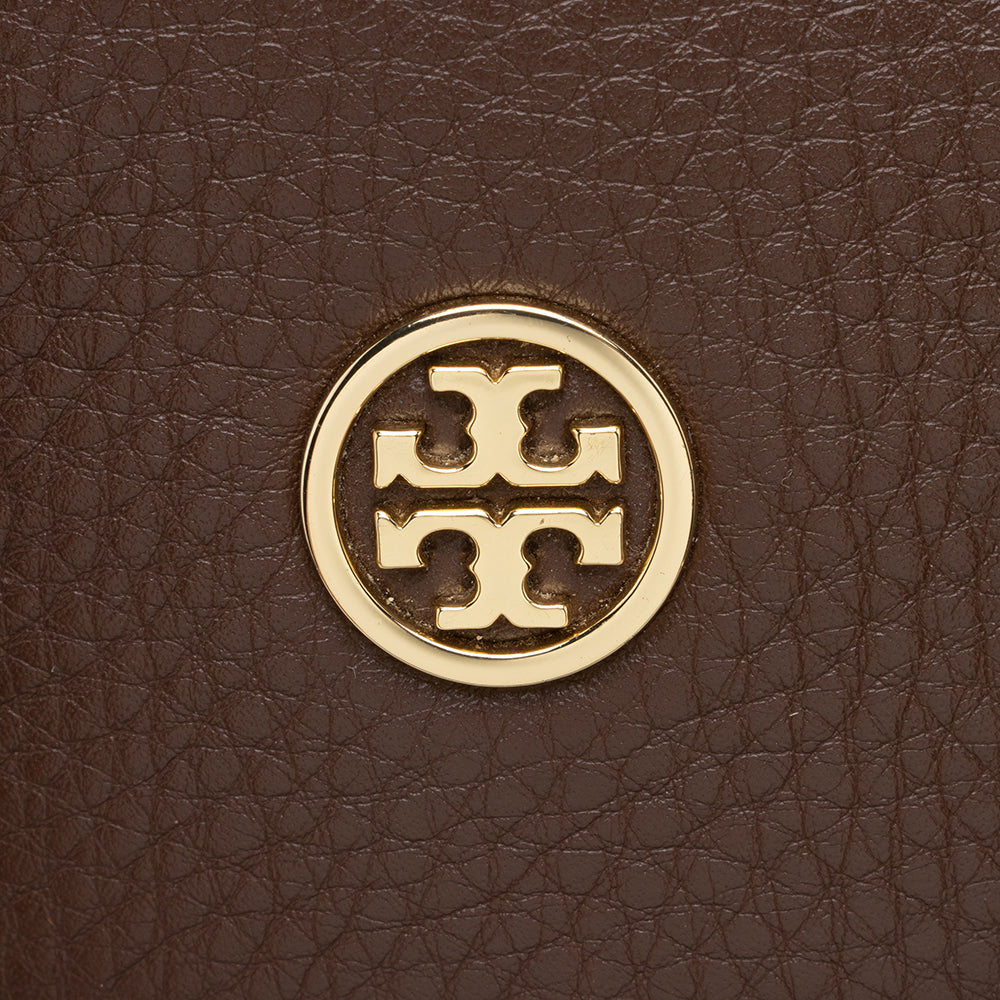 Tory Burch Leather Robinson Fold-Over Messenger Bag (SHF-16574)