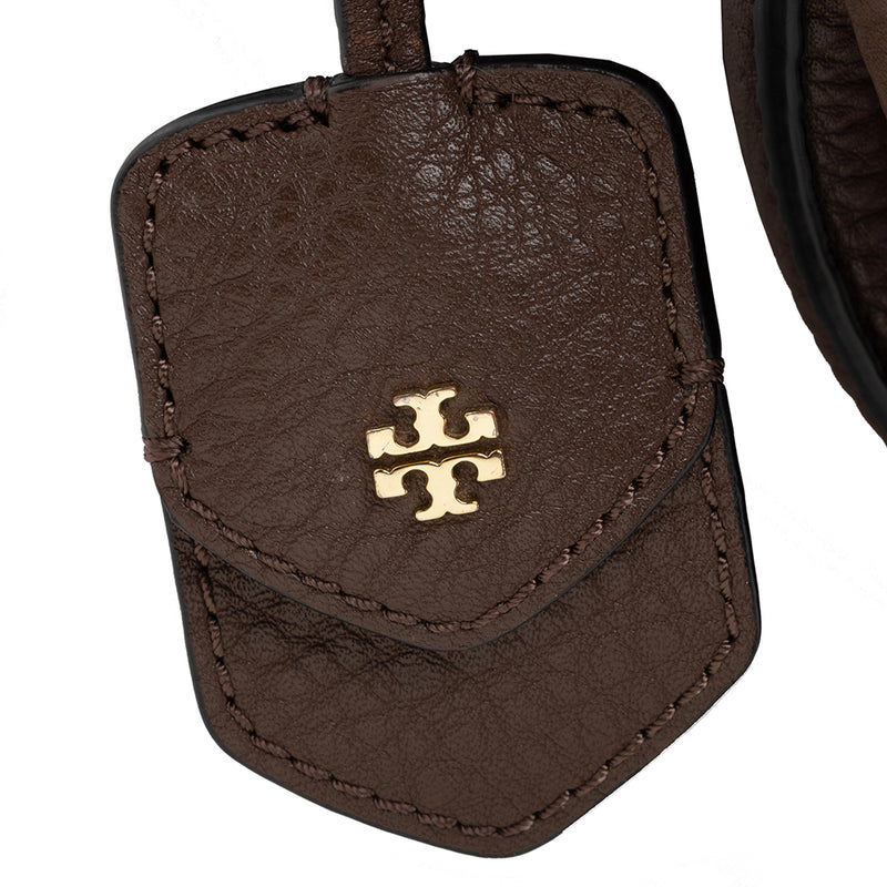 Tory Burch Leather Robinson Fold-Over Messenger Bag (SHF-16574)
