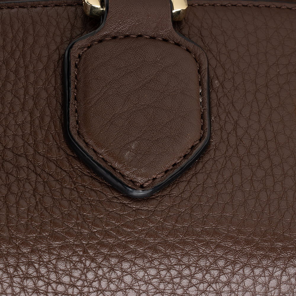 Tory Burch Leather Robinson Fold-Over Messenger Bag (SHF-16574)