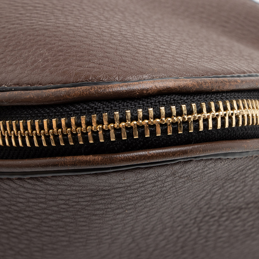 Tory Burch Leather Robinson Fold-Over Messenger Bag (SHF-16574)