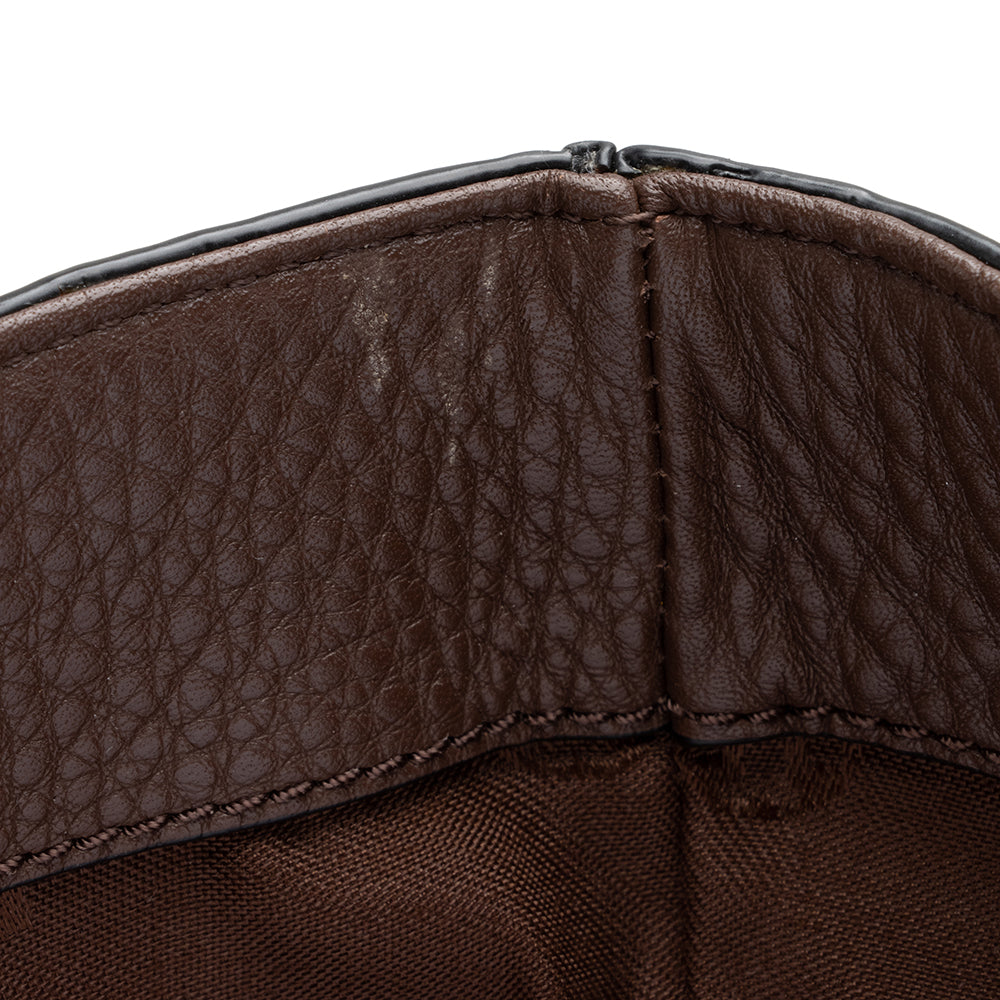 Tory Burch Leather Robinson Fold-Over Messenger Bag (SHF-16574)