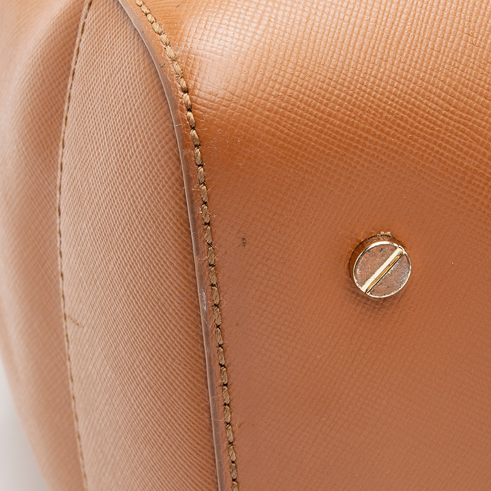 Tory Burch Leather Robinson Middy Satchel - FINAL SALE (SHF-19075)