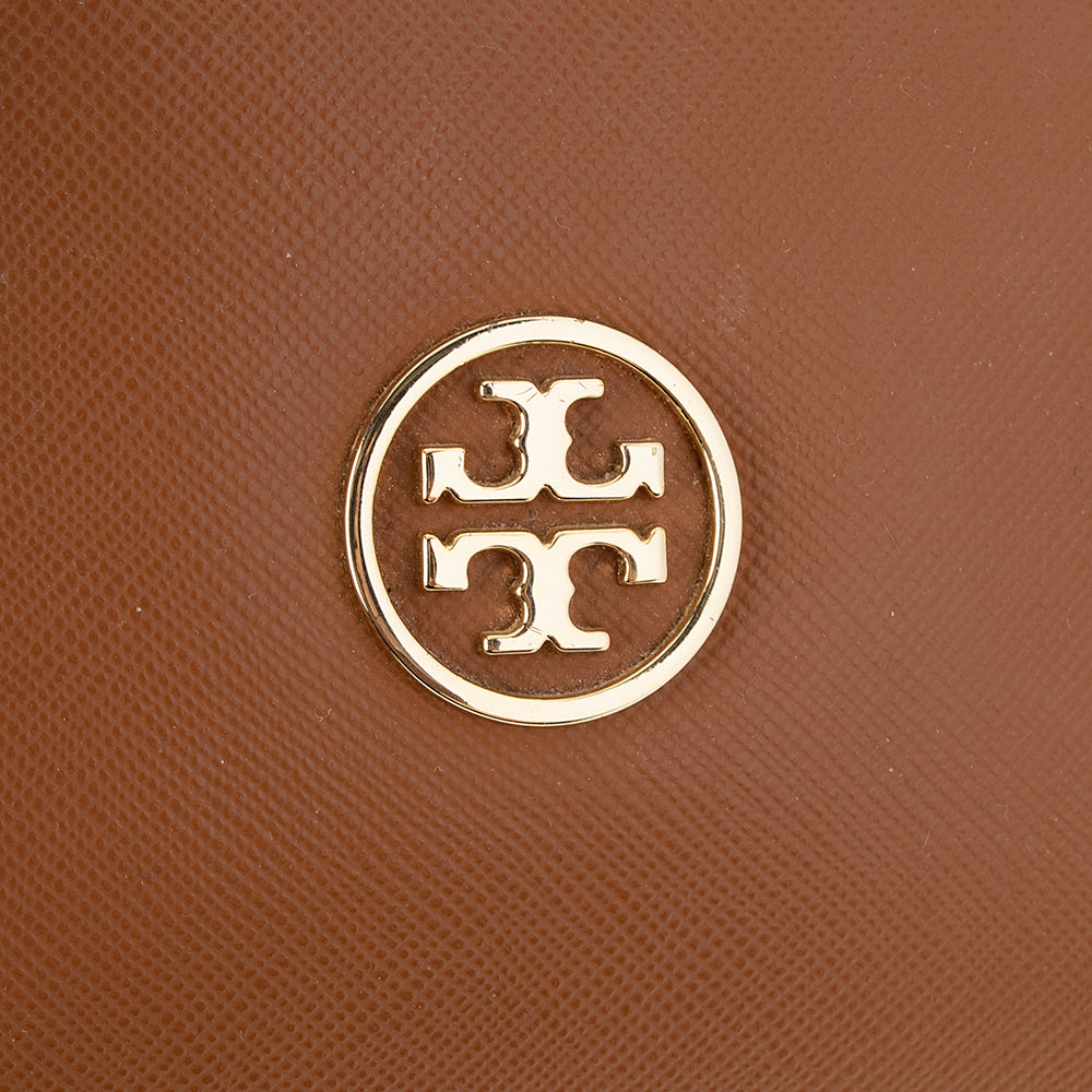Tory Burch Leather Robinson Middy Satchel - FINAL SALE (SHF-19075)