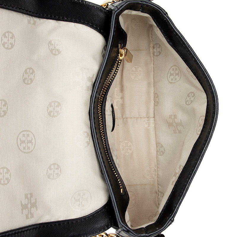 Tory Burch Leather Robinson Shoulder Bag (SHF-15597)