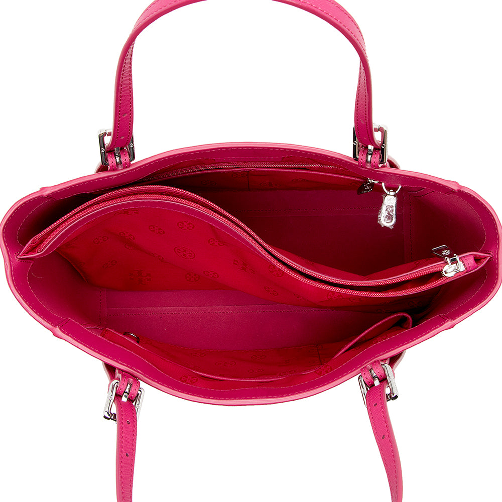 Tory Burch Leather Robinson Tote (SHF-14950)