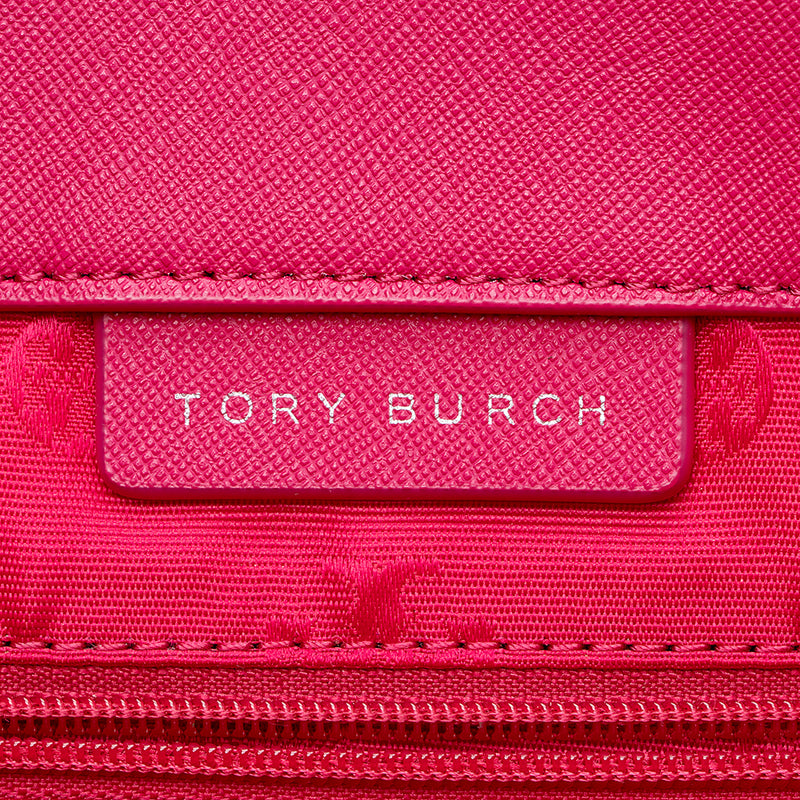 Tory Burch Leather Robinson Tote (SHF-14950)