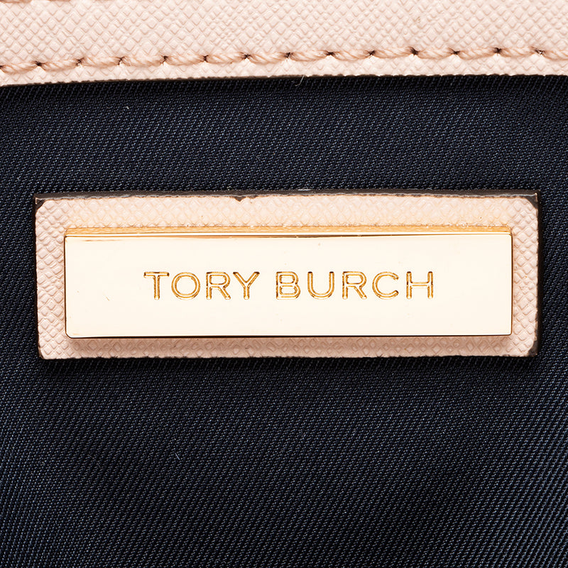 Tory Burch Leather Robinson Tote (SHF-19437)