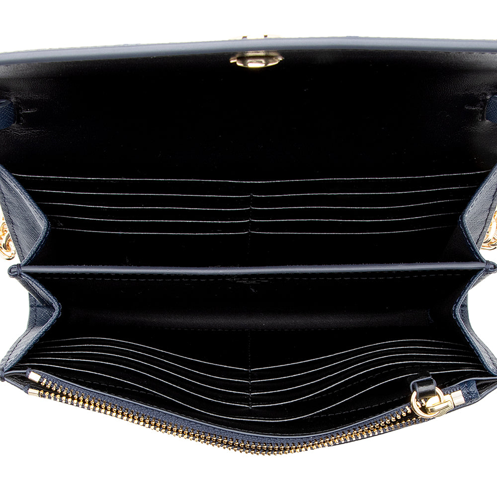 Tory Burch Leather Robinson Wallet on Chain Bag (SHF-18181)