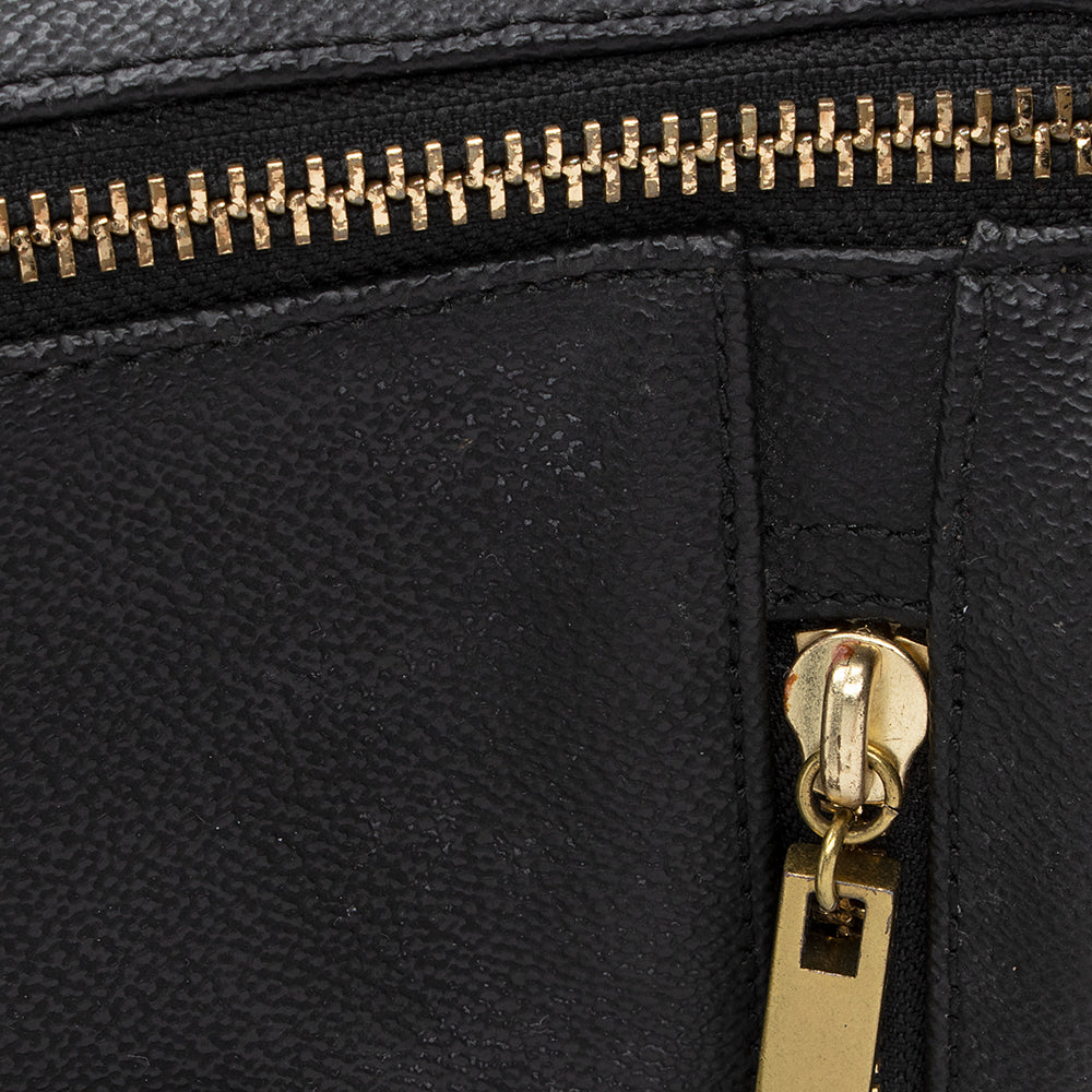 Tory Burch Leather Striped Boston Bag (SHF-19151)