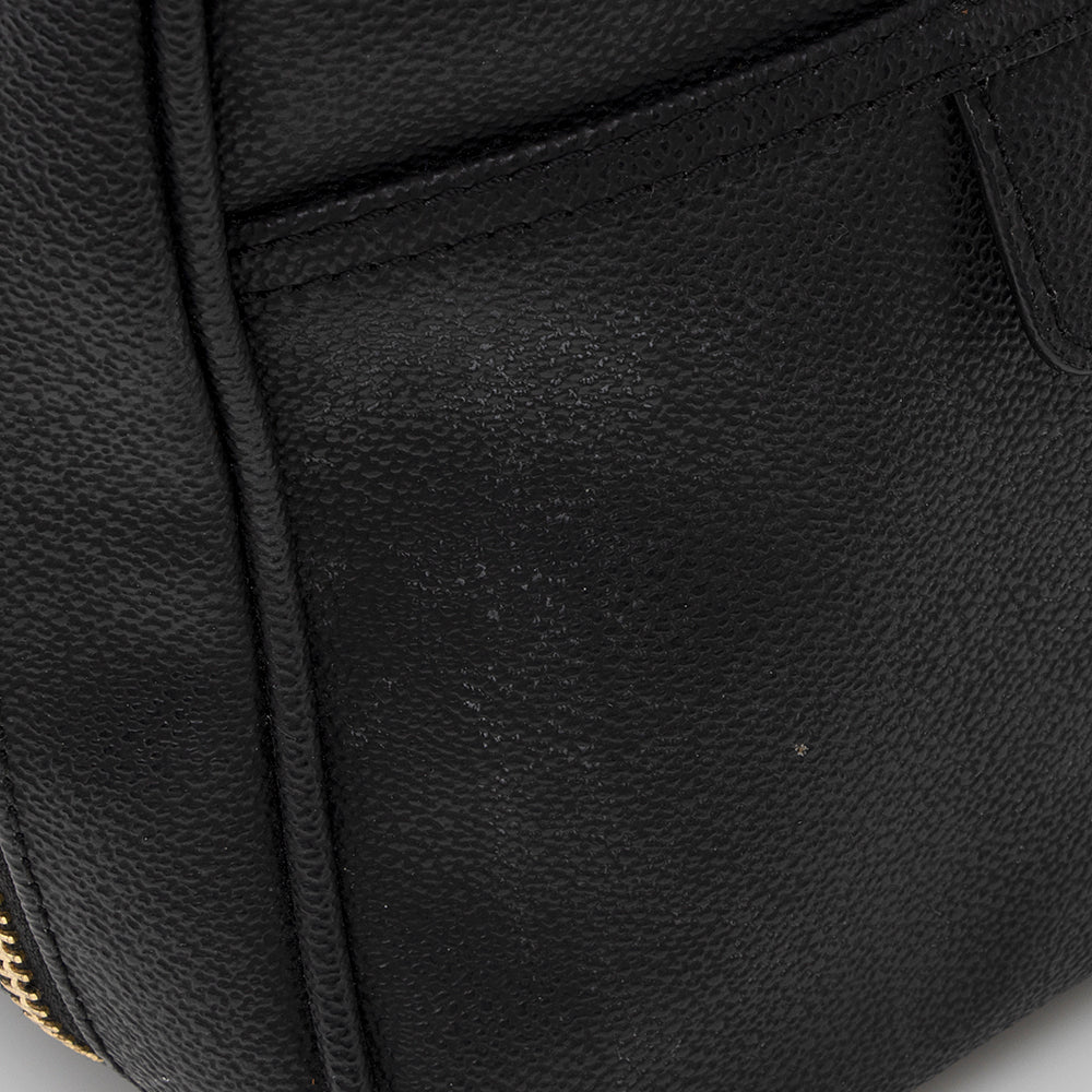 Tory Burch Leather Striped Boston Bag (SHF-19151)