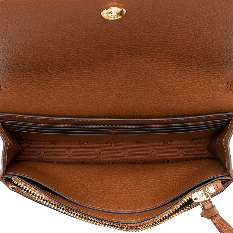 Tory Burch Leather Thea Flat Wallet Crossbody Bag (SHF-18476)