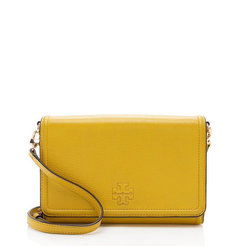 Tory Burch Leather Thea Wallet Crossbody Bag (SHF-18644) – LuxeDH