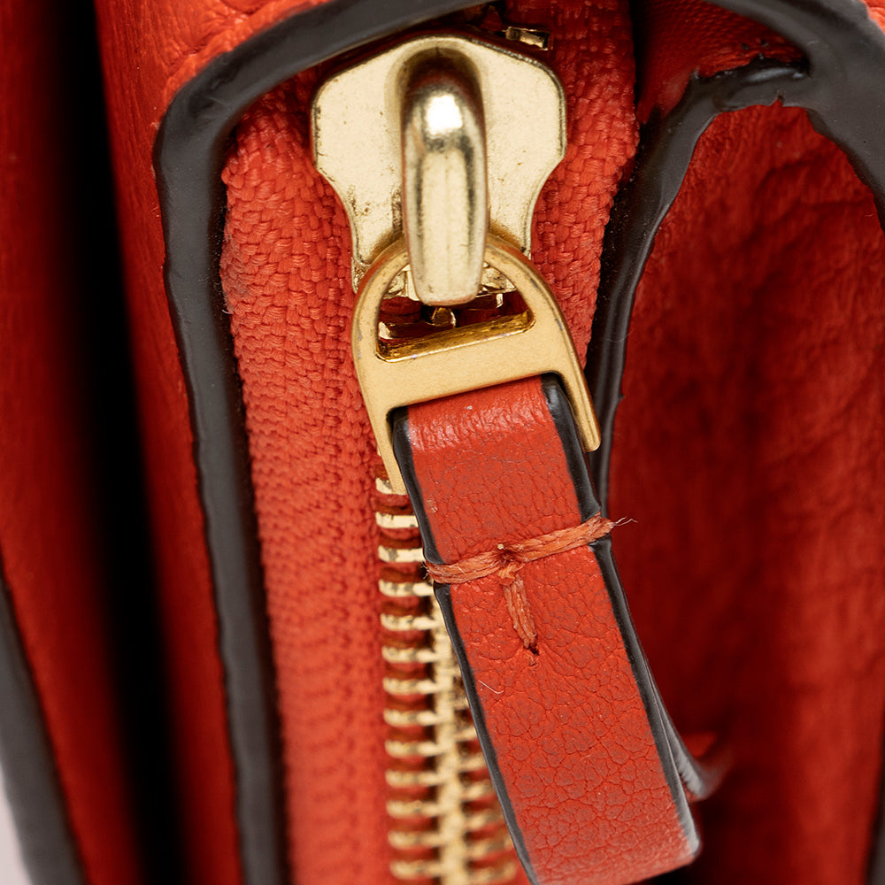 Tory Burch Leather Whipstitch Wallet on Chain (SHF-18428)