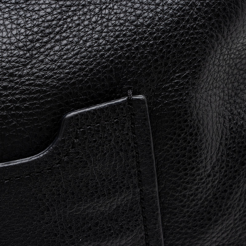 Tory Burch Leather Marion Saddle Bag (SHF-15173)