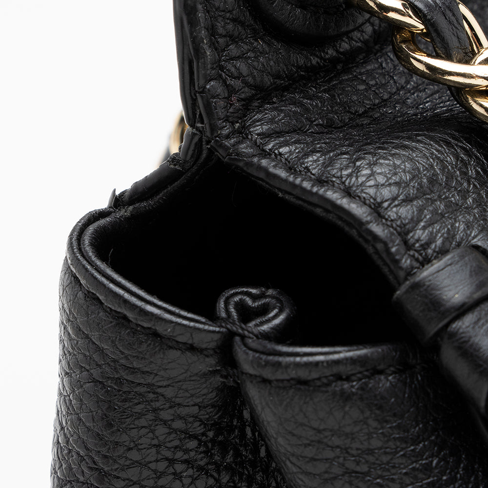 Tory Burch Leather Marion Saddle Bag (SHF-15173)