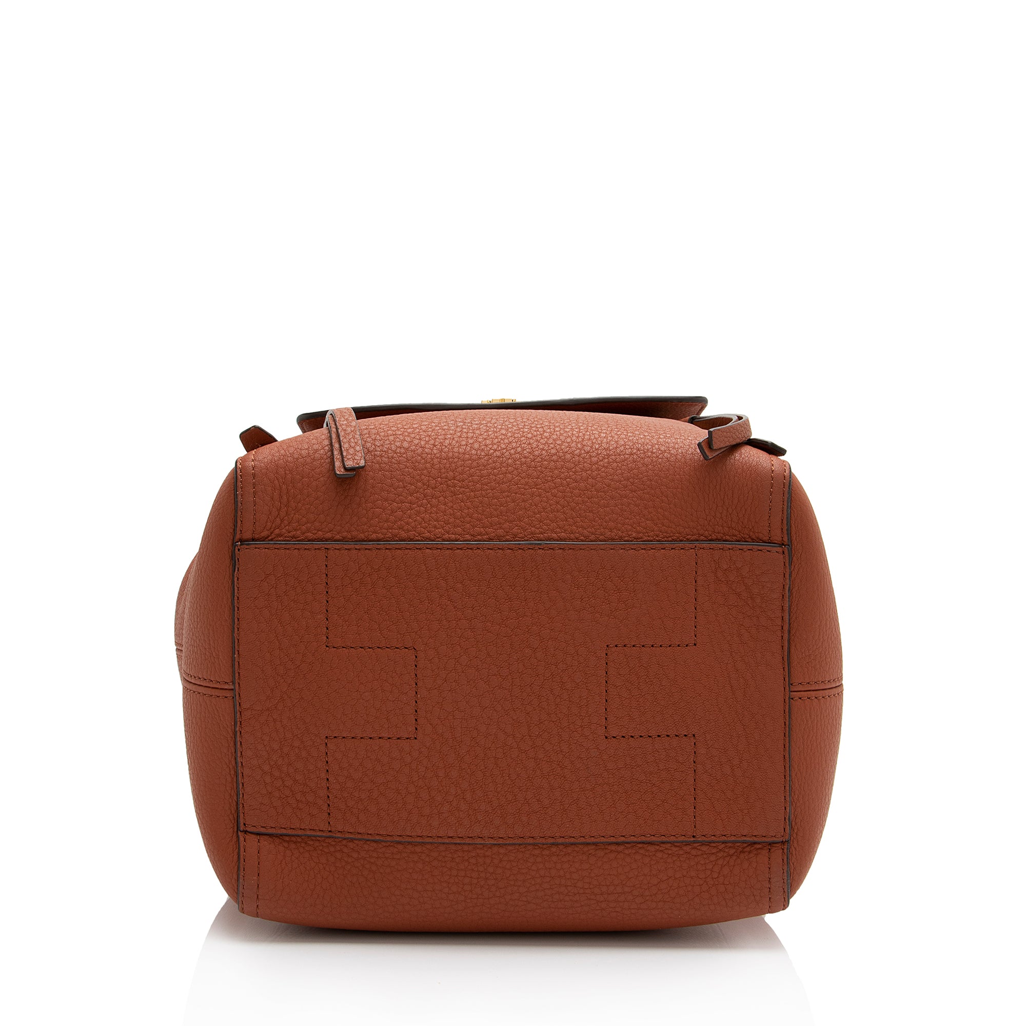 Tory Burch Pebbled Leather Python Half Moon Top Handle Satchel (SHF-23373)