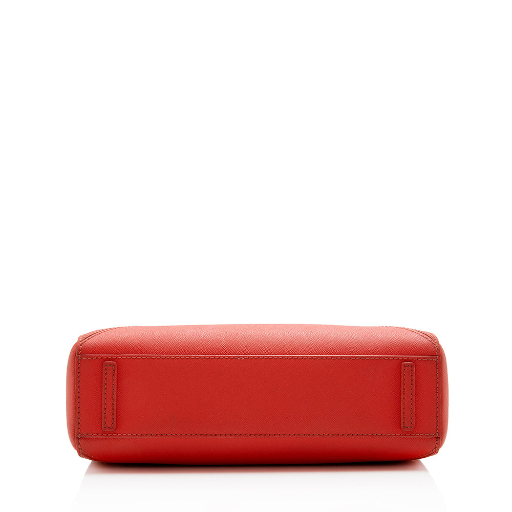 Tory Burch Saffiano Leather Mini Convertible Tote (SHF-15746)