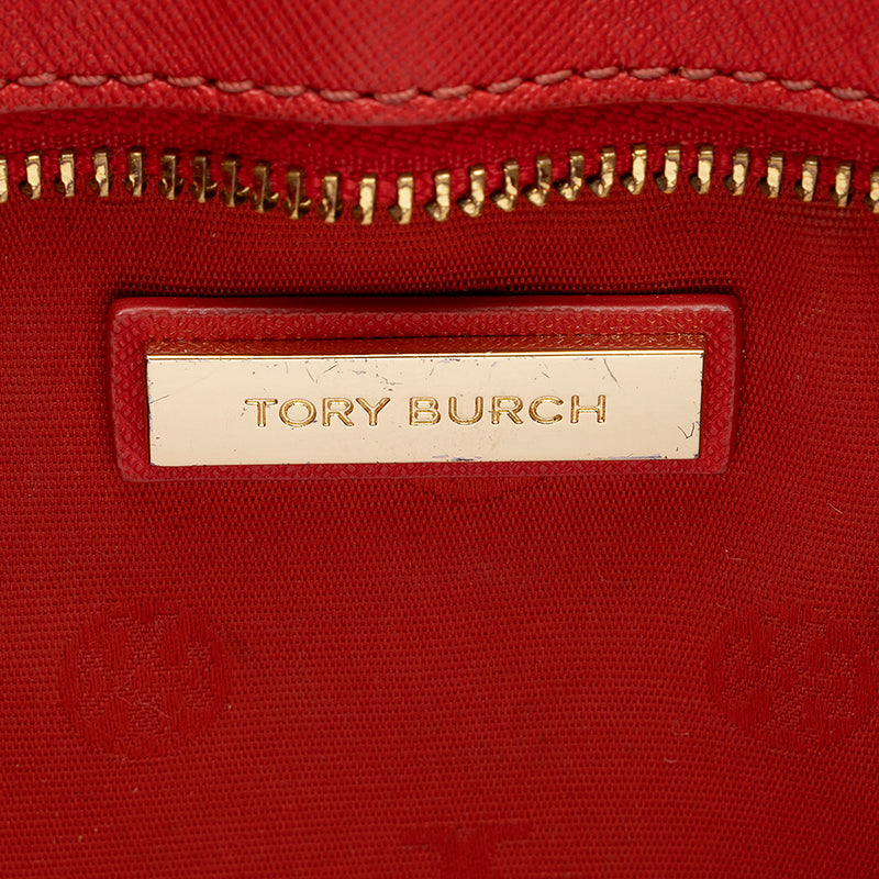 Tory Burch Saffiano Leather Mini Convertible Tote (SHF-15746)