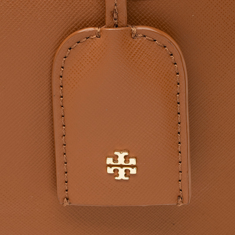 Tory Burch Saffiano Leather Robinson Double Zip Large Tote (SHF-19760)