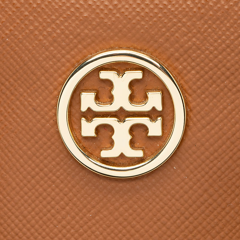 Tory Burch Saffiano Leather Robinson Double Zip Large Tote (SHF-19760) –  LuxeDH