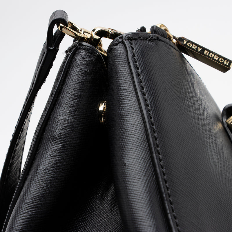 Tory Burch Saffiano Leather Flap Crossbody Bag - Neutrals Shoulder Bags,  Handbags - WTO328133