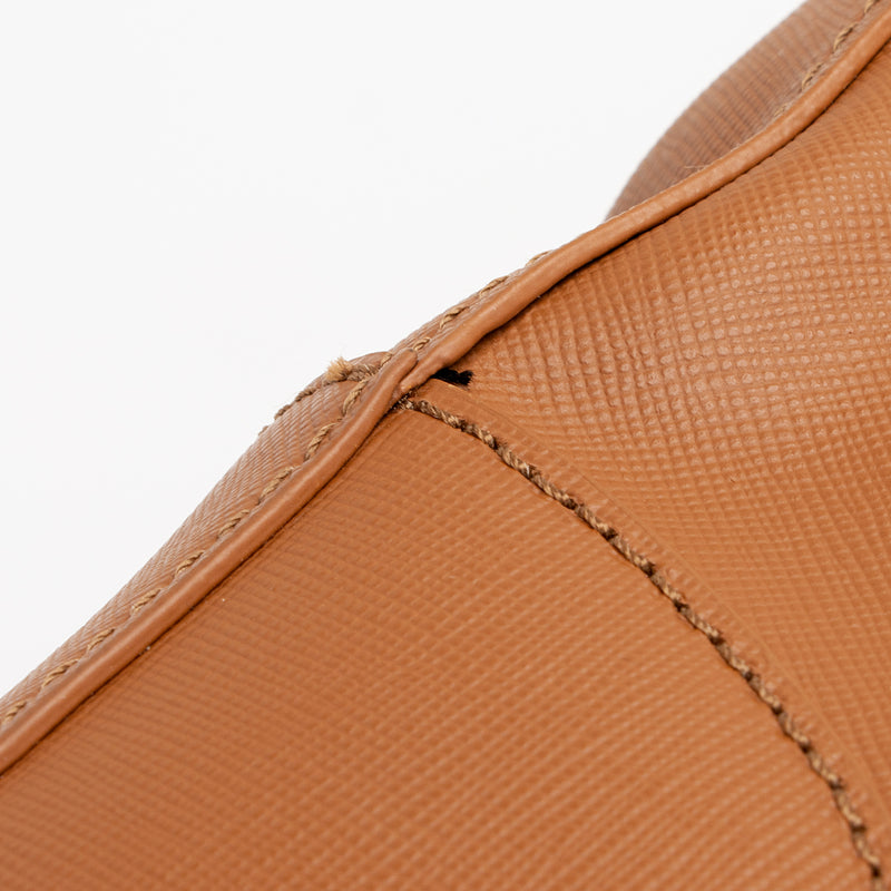 Tory Burch Saffiano Leather Robinson Double Zip Tote (SHF-22949) – LuxeDH