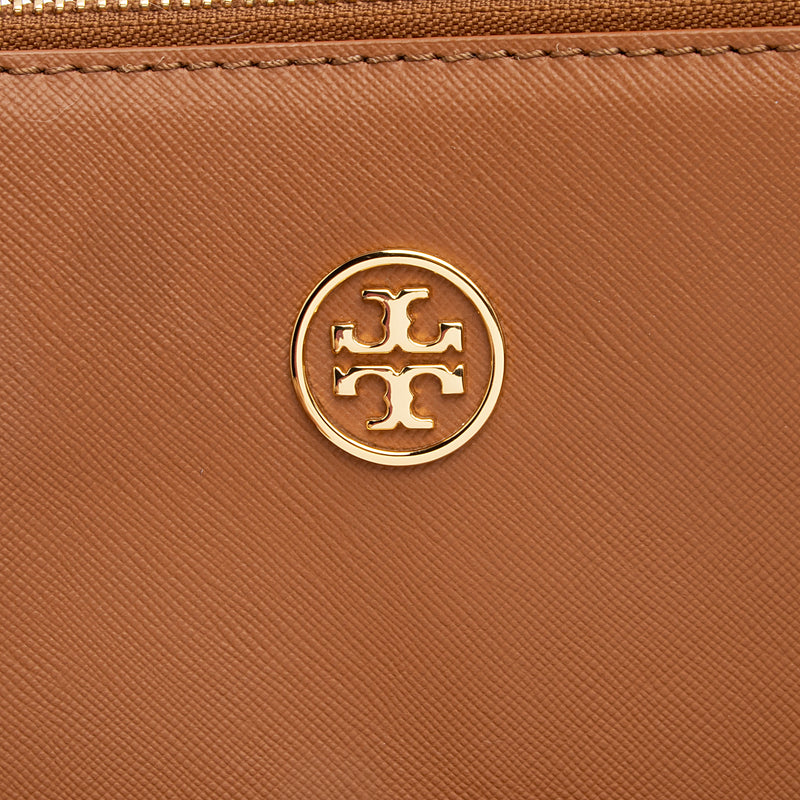 Tory Burch Saffiano Leather Robinson Double Zip Large Tote (SHF-19760) –  LuxeDH