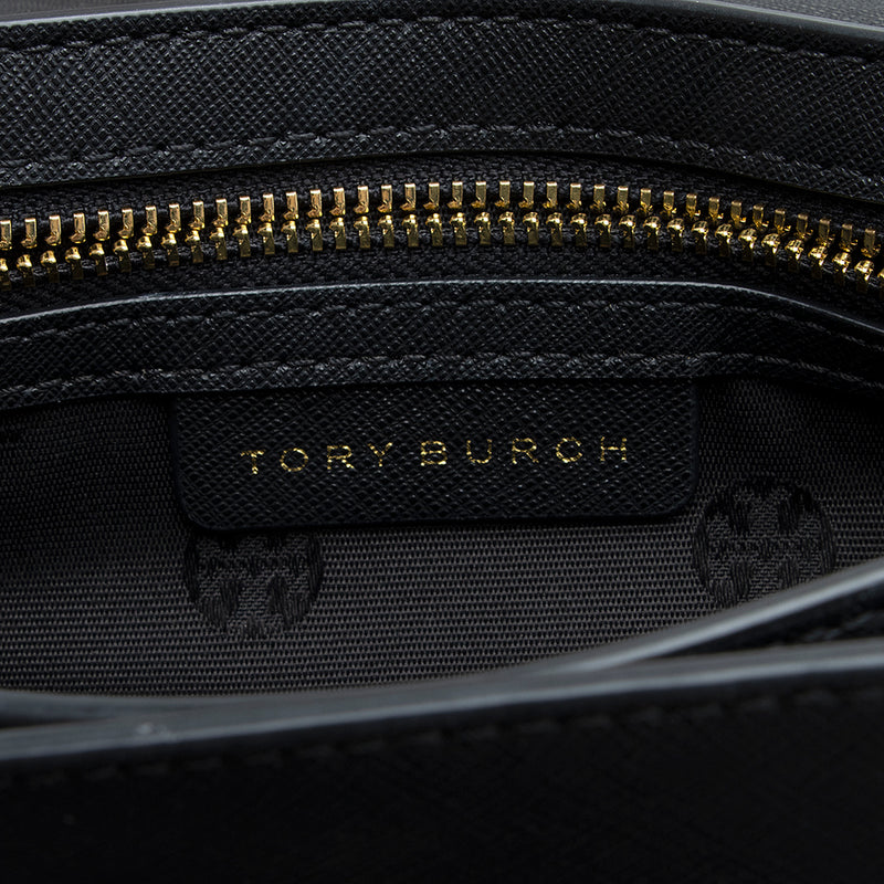 Tory Burch Saffiano Leather Robinson Shoulder Bag (SHF-17287) – LuxeDH