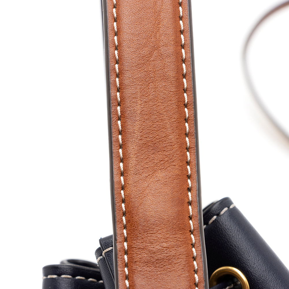 Tory Burch T Monogram Jacquard Mini Bucket Bag (SHF-20673)