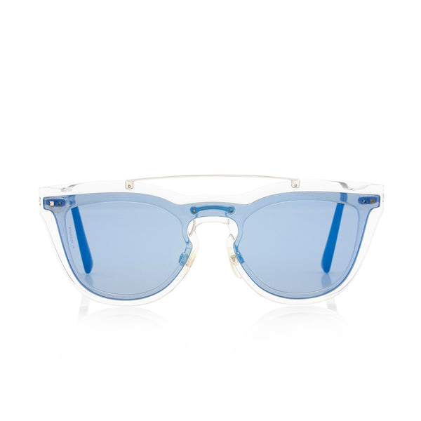 Valentino Aviator Blue Lens Sunglasses (SHF-17268)