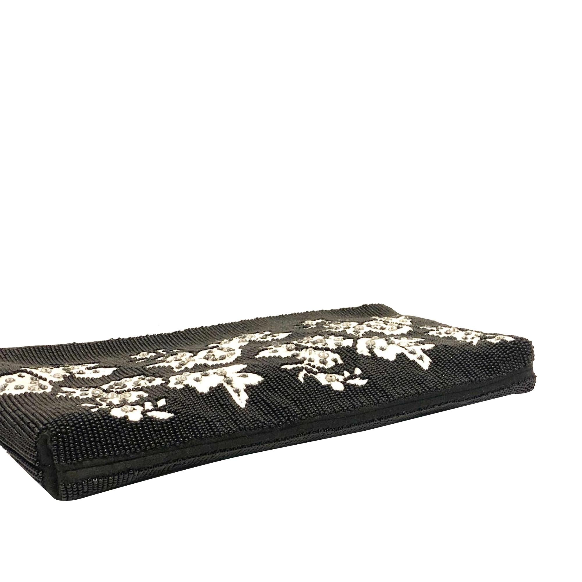 Valentino Beaded Satin Clutch Bag (SHG-28588)