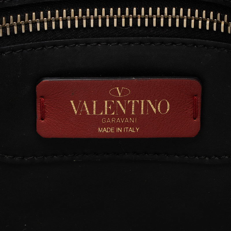 Valentino Calf Leather Rockstud VLTN Convertible Tote (SHF-23282