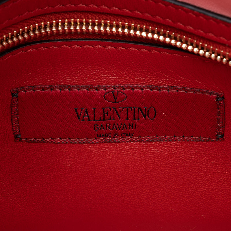 Valentino Calfskin Rockstud Spike Up Chain Shoulder Bag (SHF-13354)