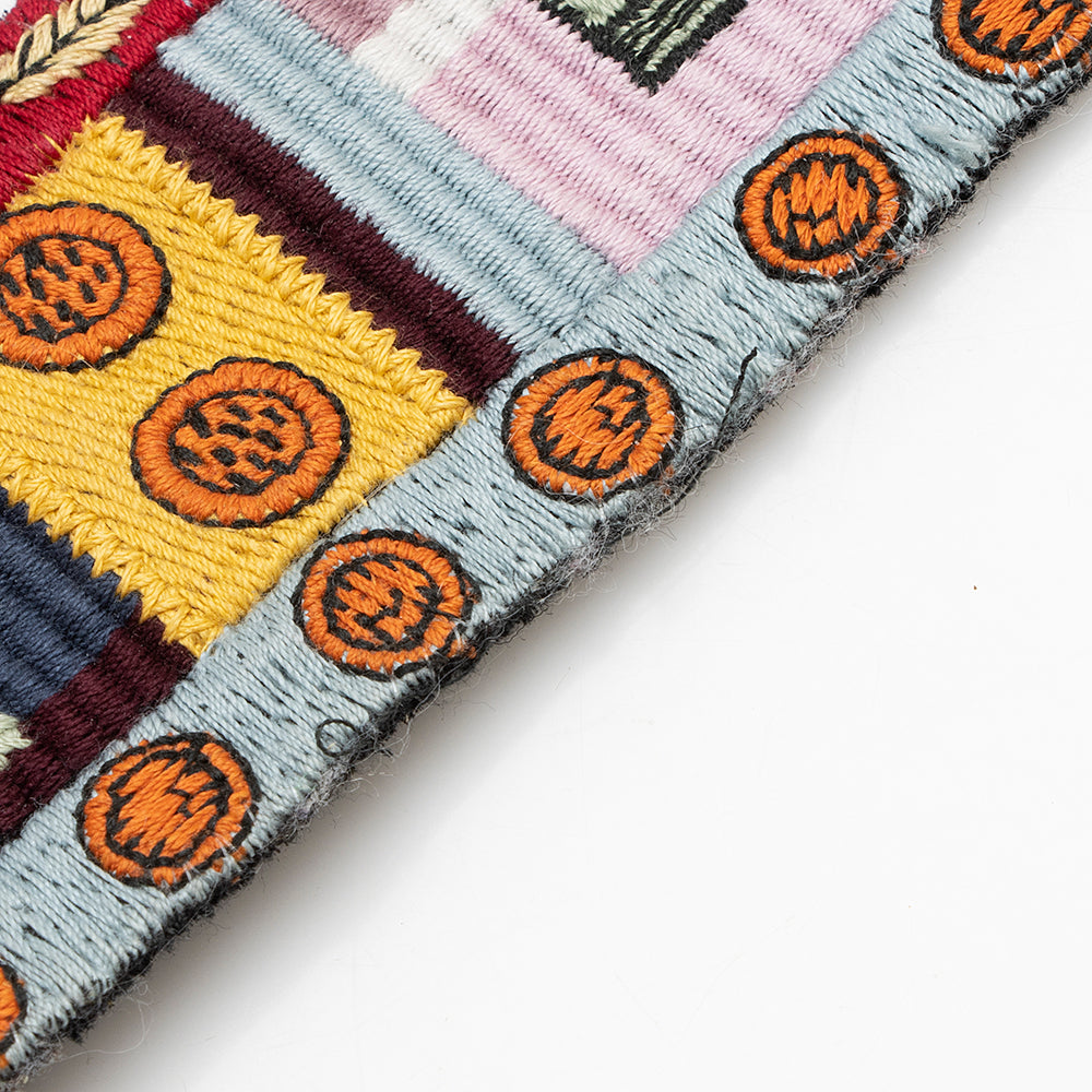 Valentino Calfskin Rolling Rockstud Guitar-Strap Shoulder Bag (SHF-19351)