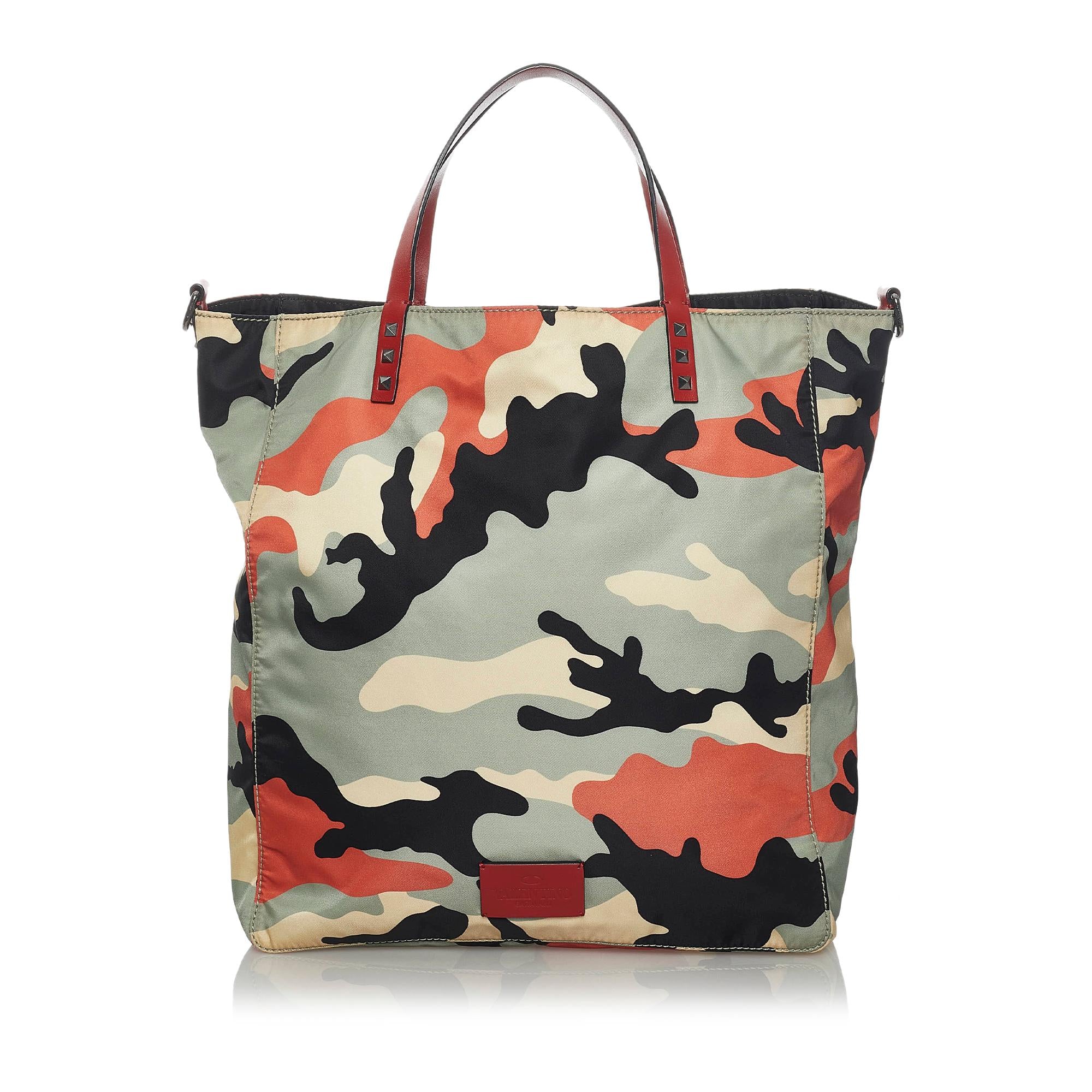 Valentino Camouflage Nylon Tote Bag (SHG-33913)