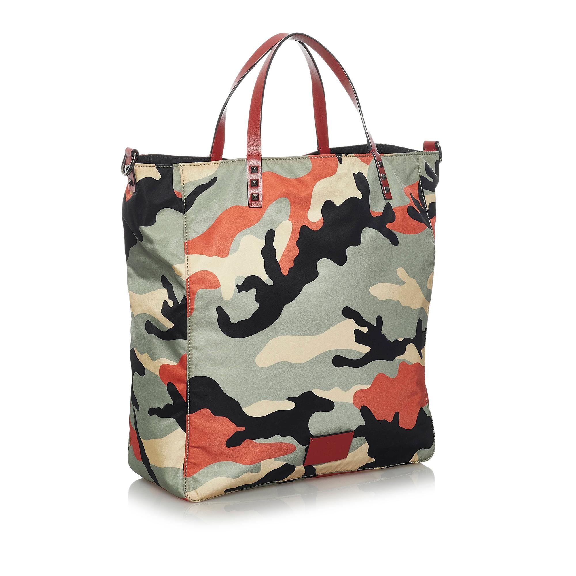 Valentino Camouflage Nylon Tote Bag (SHG-33913)