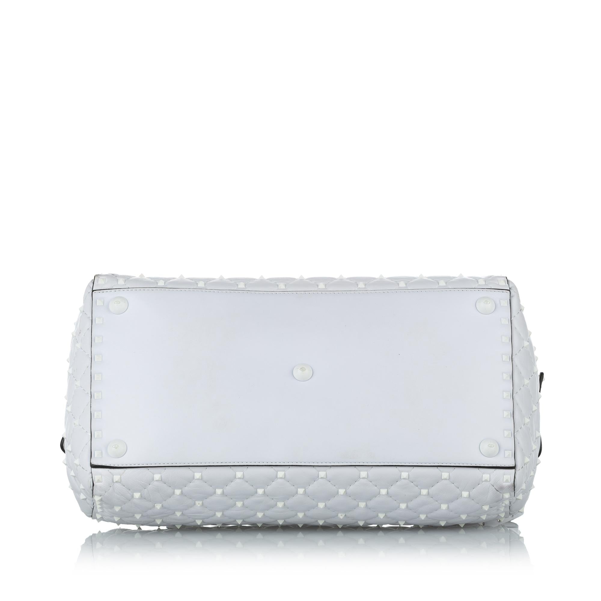 Valentino Free Rockstud Spike Leather Handbag (SHG-37649)