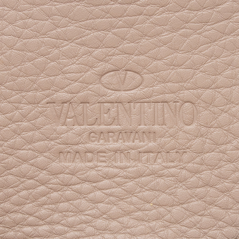 Valentino Grainy Calfskin Rockstud Flap Small Crossbody Bag (SHF-23894)